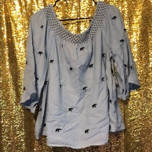 NWT off shoulder top